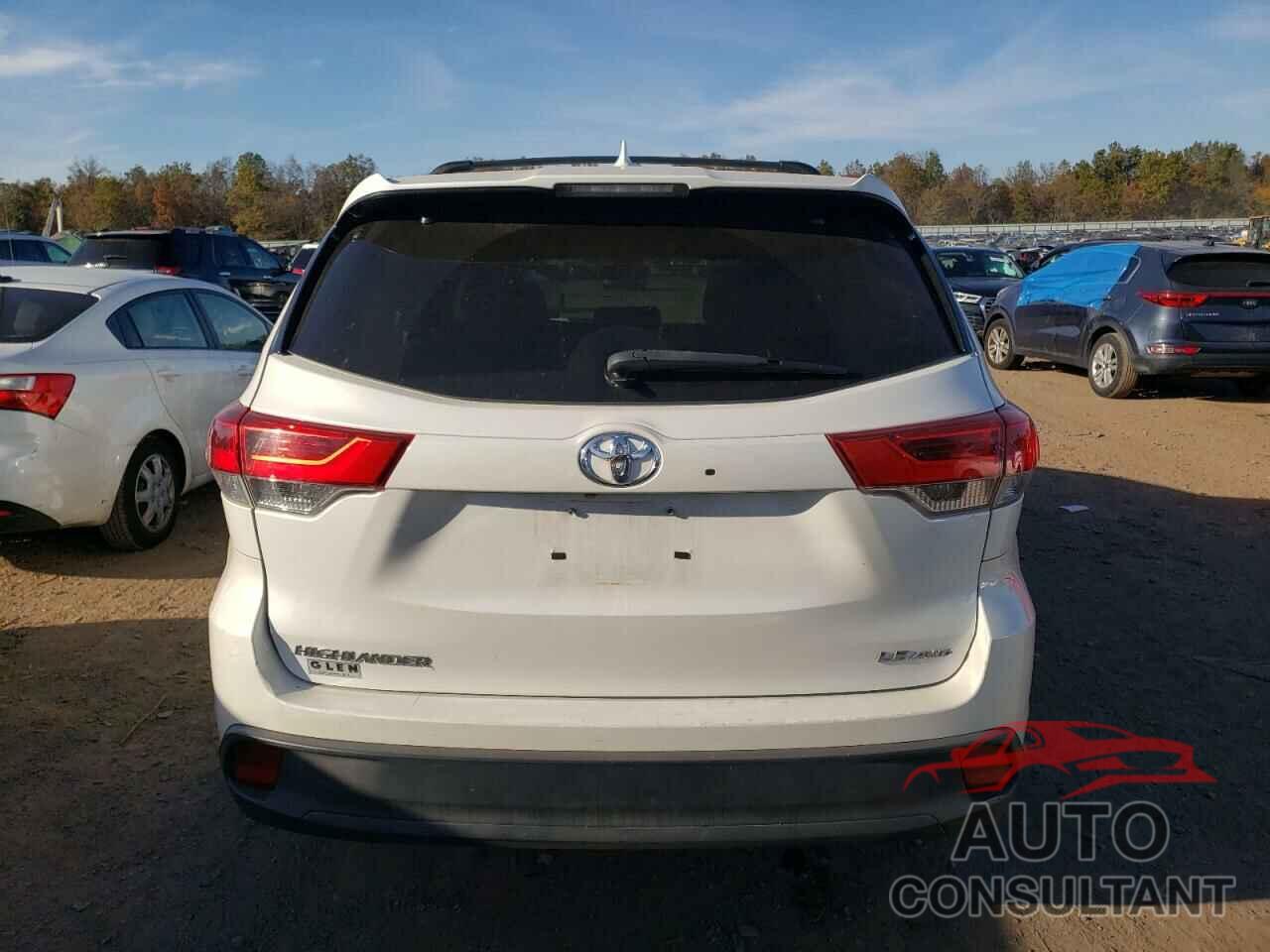 TOYOTA HIGHLANDER 2017 - 5TDBZRFH8HS376342