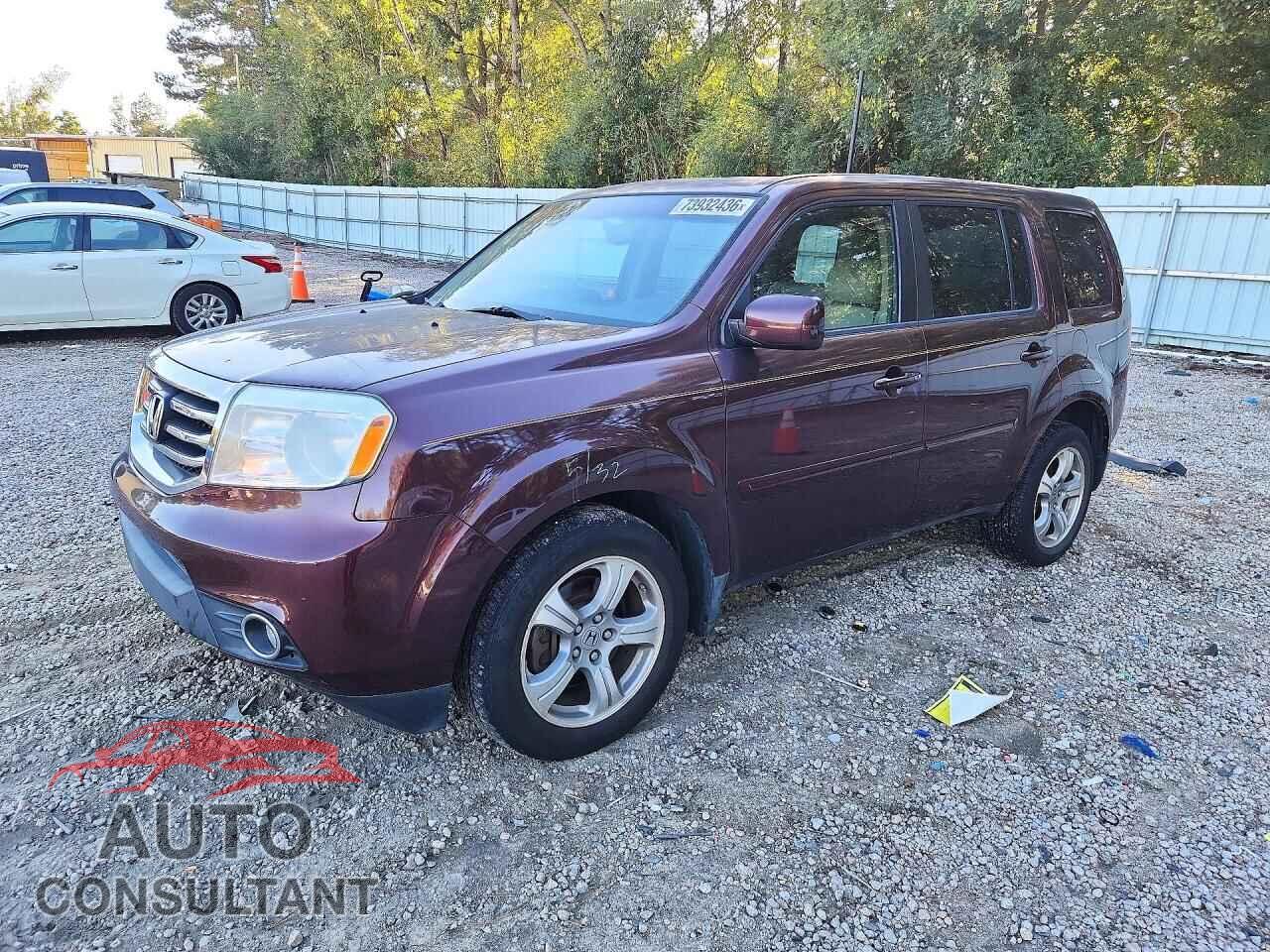 HONDA PILOT 2013 - 5FNYF4H60DB049658