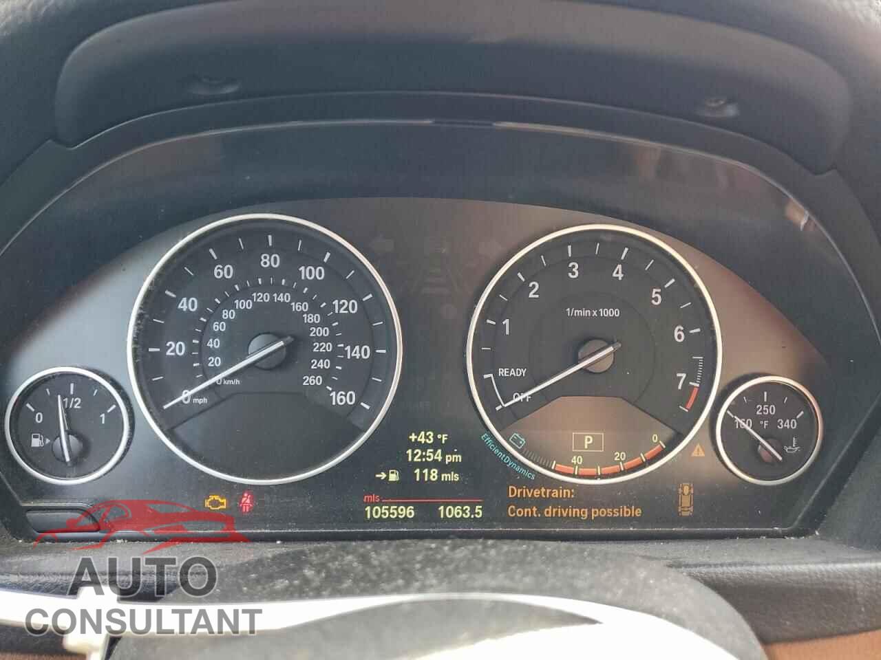 BMW 3 SERIES 2012 - WBA3A5C54CF258342
