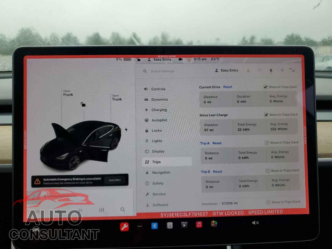 TESLA MODEL 3 2020 - 5YJ3E1EC3LF791637