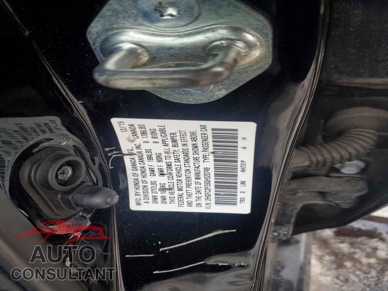 HONDA CIVIC 2016 - 2HGFC2F55GH520749