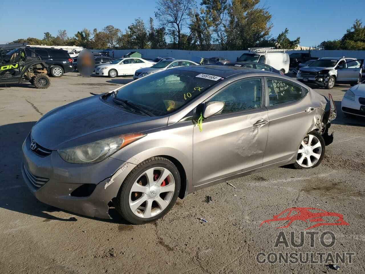 HYUNDAI ELANTRA 2012 - 5NPDH4AE7CH140517