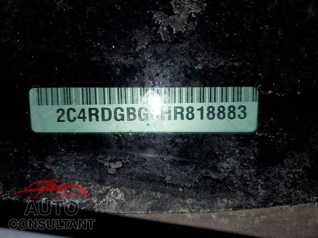 DODGE CARAVAN 2017 - 2C4RDGBG8HR818883