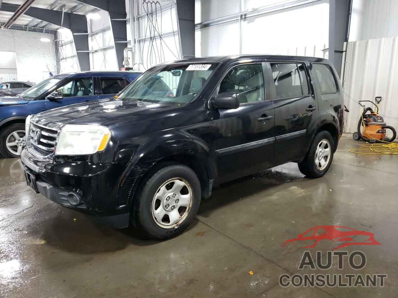 HONDA PILOT 2012 - 5FNYF4H21CB022576
