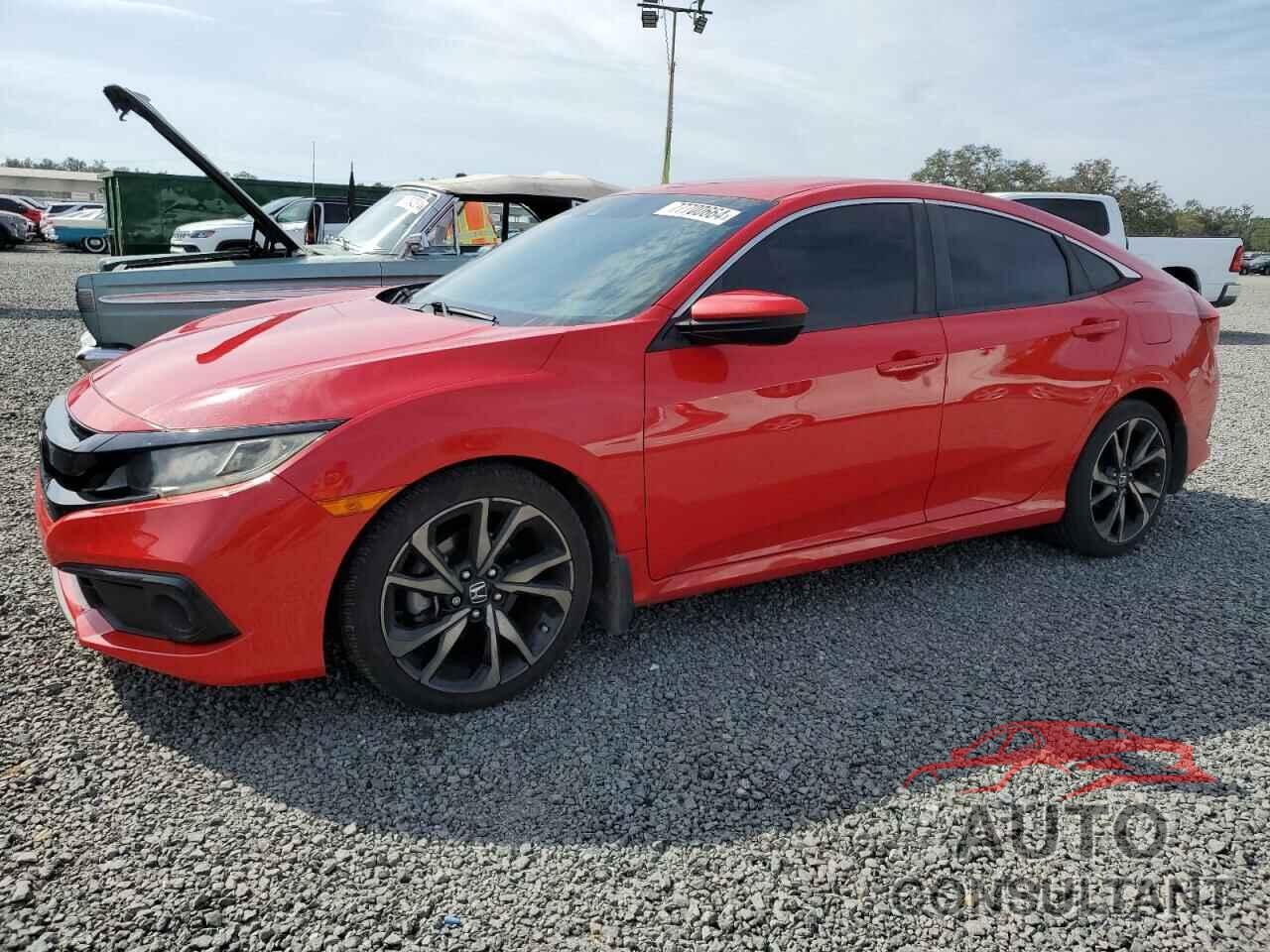 HONDA CIVIC 2019 - 2HGFC2F83KH524446