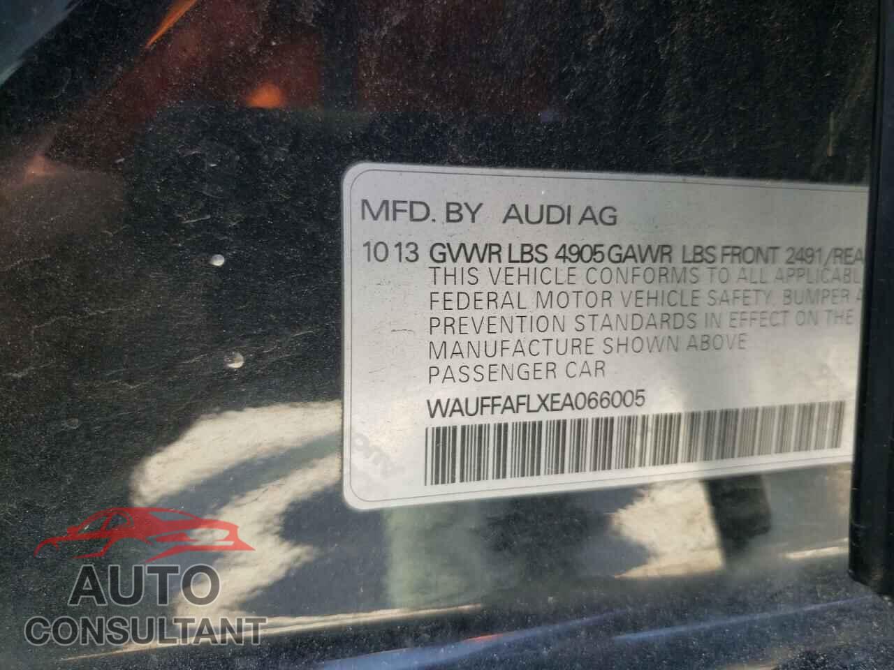 AUDI A4 2014 - WAUFFAFLXEA066005