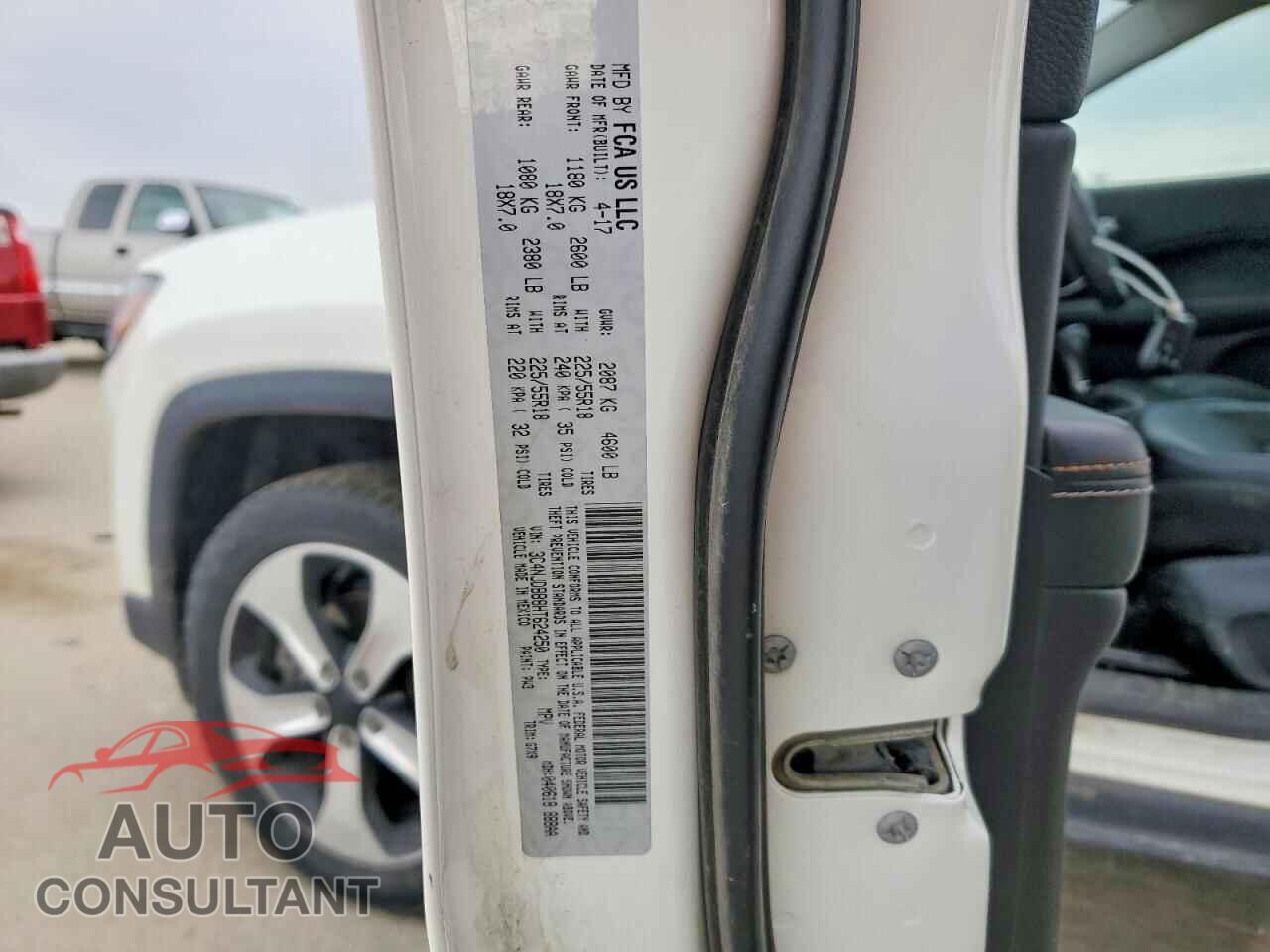 JEEP COMPASS 2017 - 3C4NJDBB8HT624250