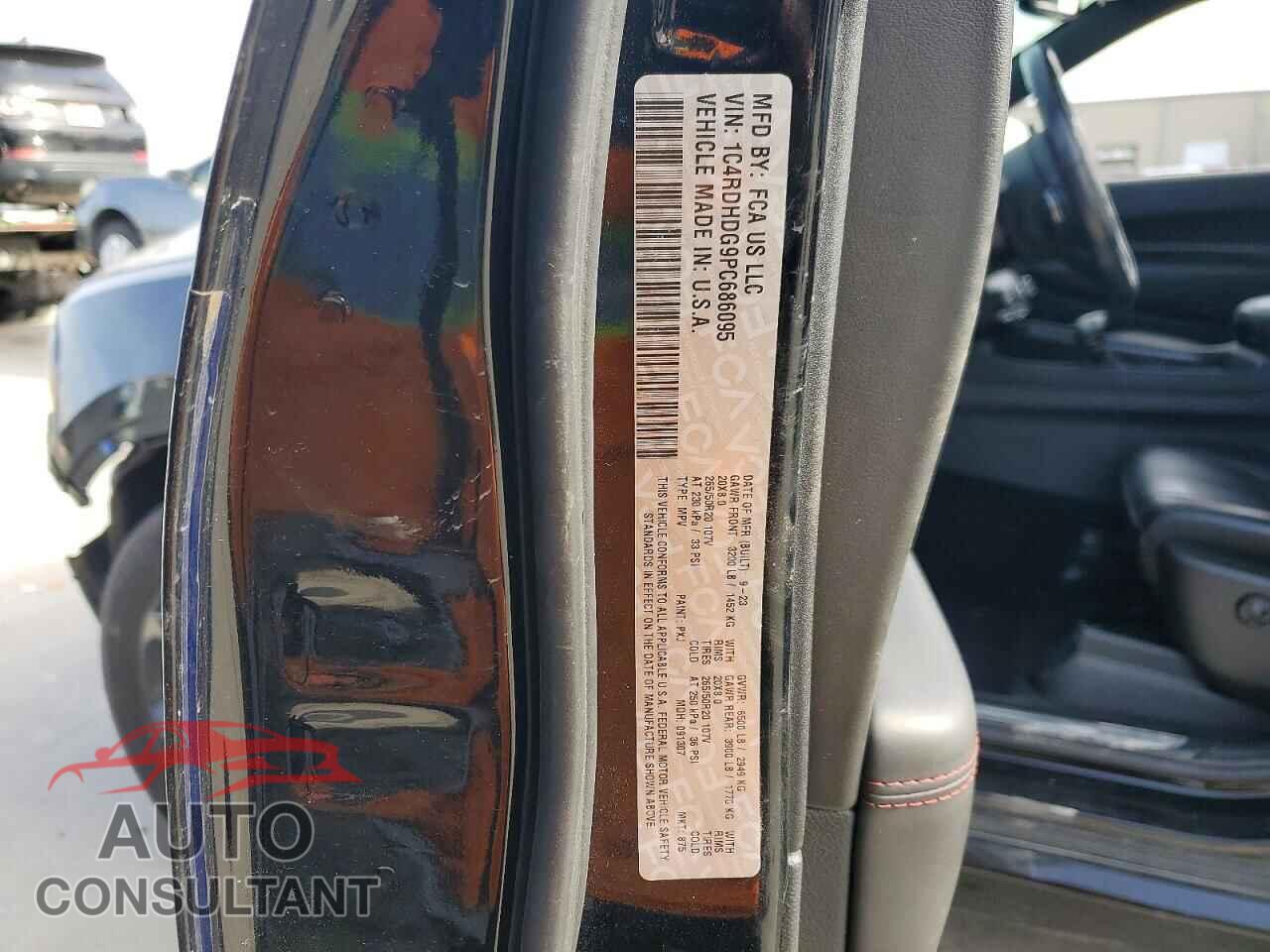 DODGE DURANGO 2023 - 1C4RDHDG9PC686095