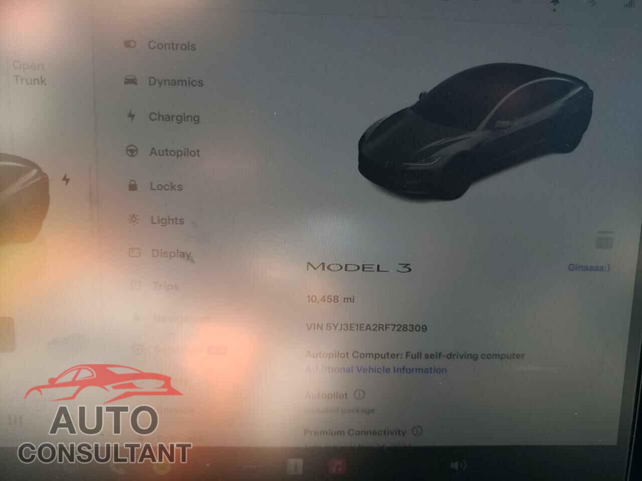 TESLA MODEL 3 2024 - 5YJ3E1EA2RF728309