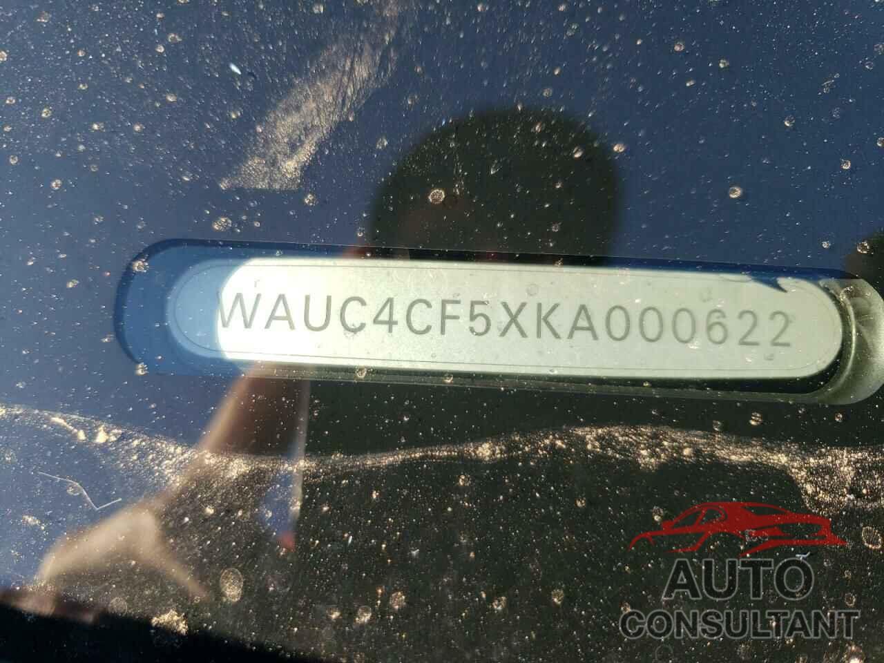 AUDI S5/RS5 2019 - WAUC4CF5XKA000622