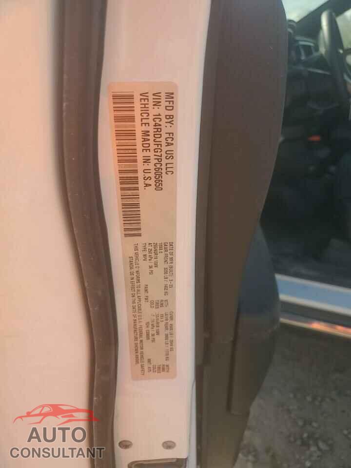 DODGE DURANGO 2023 - 1C4RDJFG7PC605650