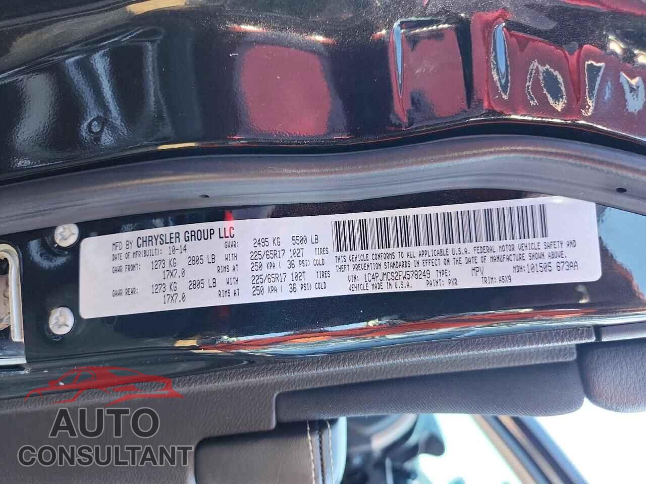 JEEP CHEROKEE 2015 - 1C4PJMCS2FW578249