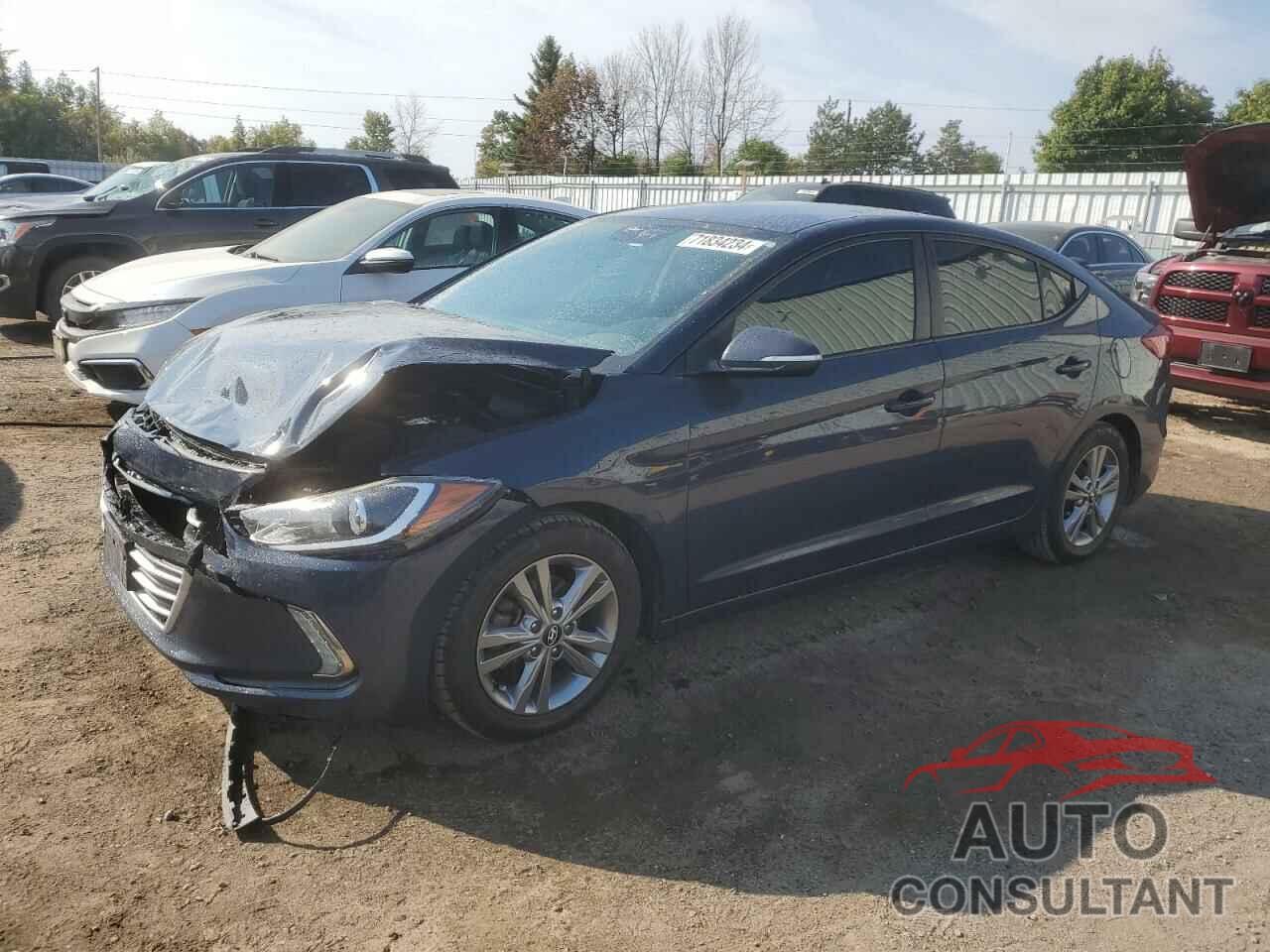 HYUNDAI ELANTRA 2017 - KMHD84LF4HU187874