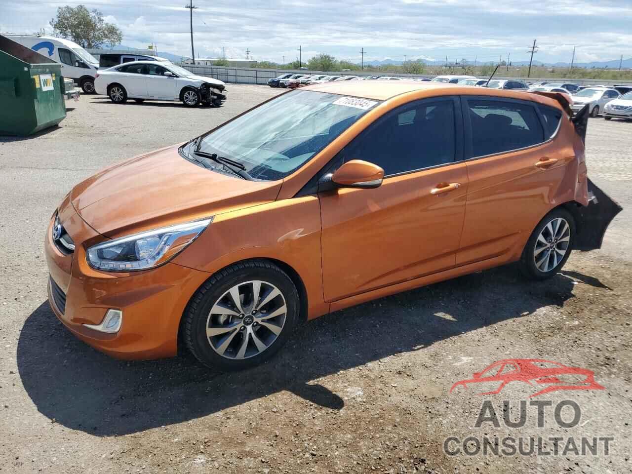 HYUNDAI ACCENT 2015 - KMHCU5AE1FU205056