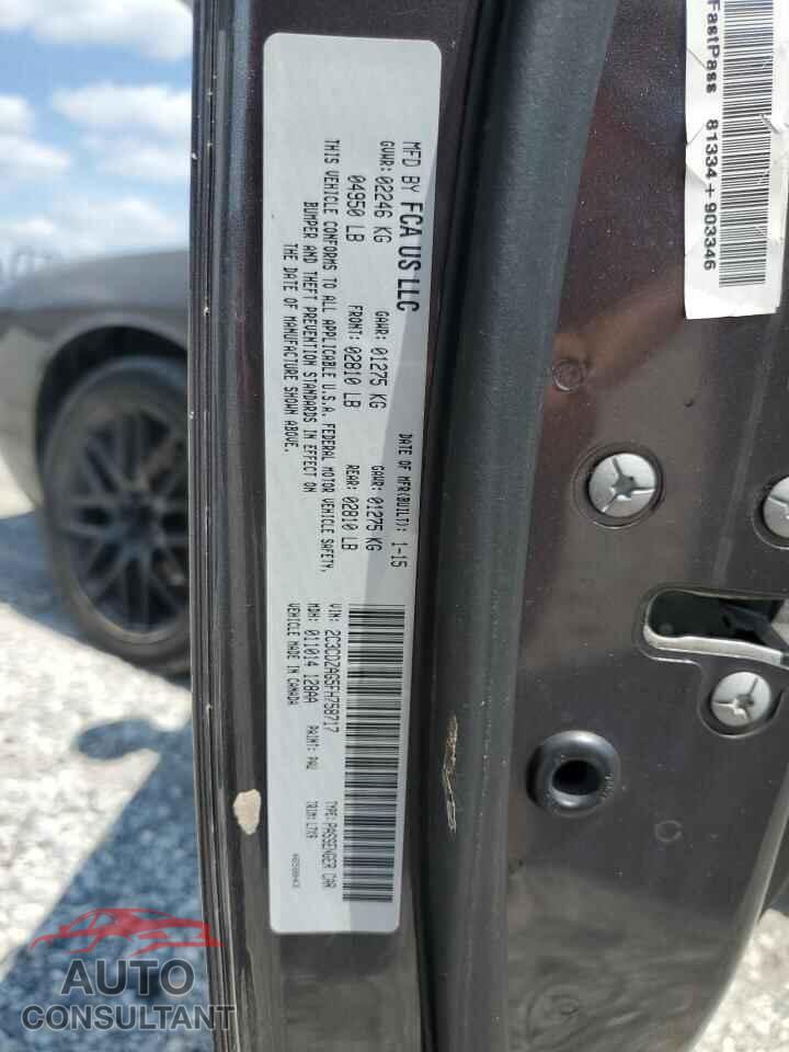 DODGE CHALLENGER 2015 - 2C3CDZAG5FH758717