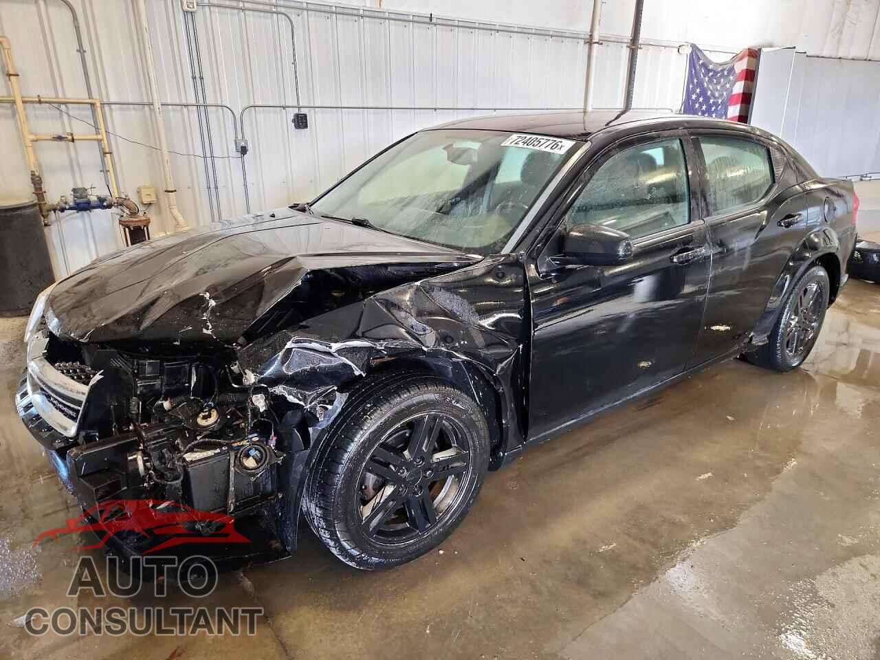 DODGE AVENGER 2012 - 1C3CDZCB7CN166112