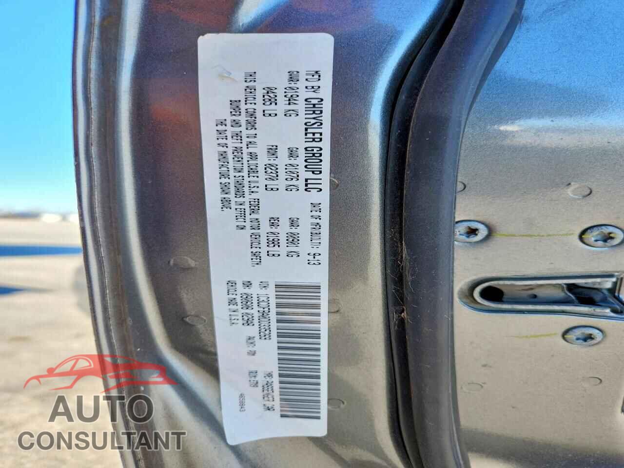 DODGE DART 2013 - 1C3CDFBA0DD335269