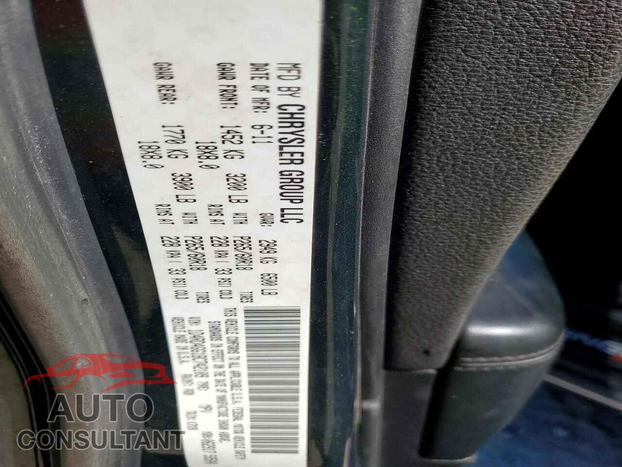 DODGE DURANGO 2011 - 1D4RD4GG1BC742109