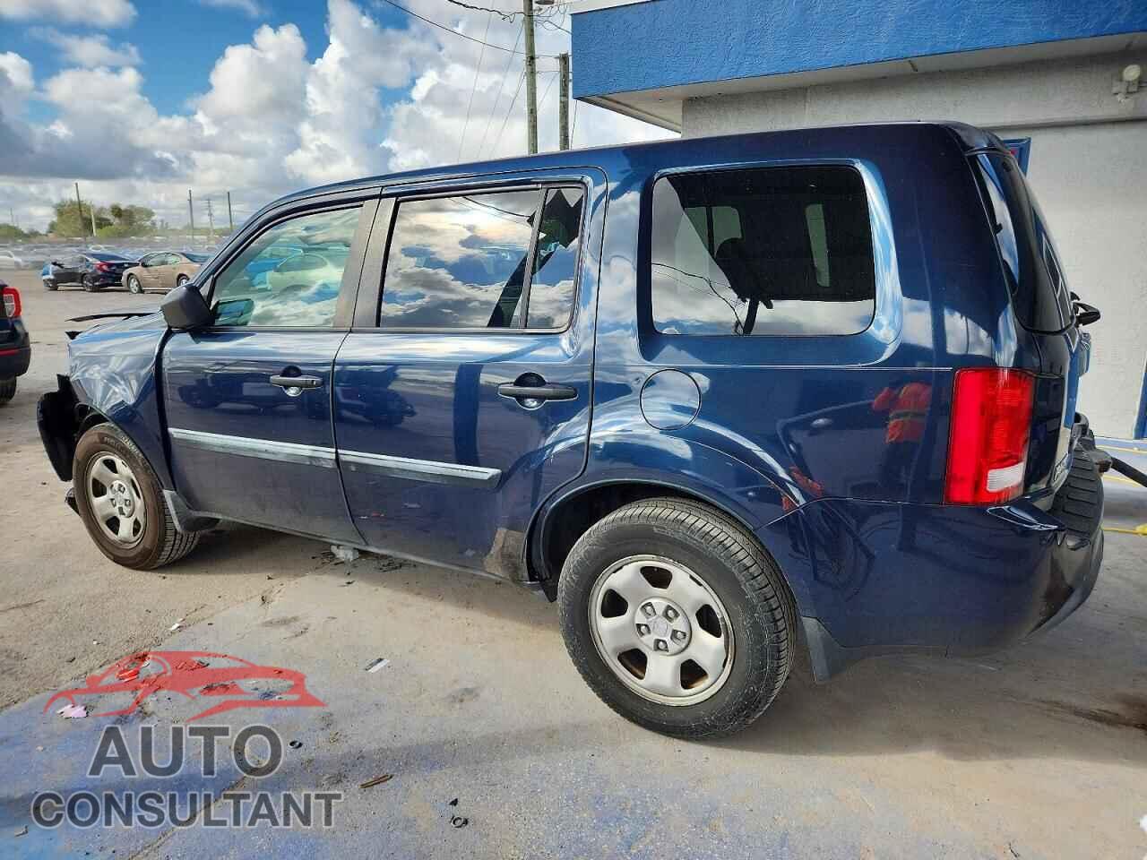 HONDA PILOT 2012 - 5FNYF3H23CB026509