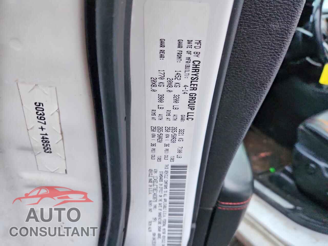 DODGE DURANGO 2014 - 1C4SDJCT8EC483879