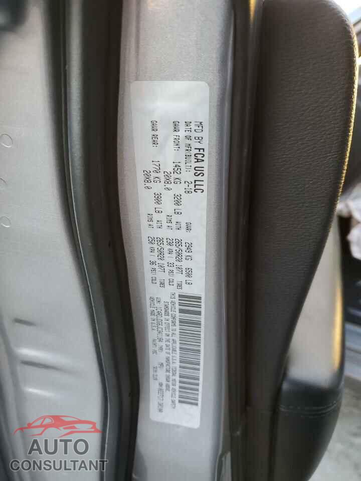 DODGE DURANGO 2018 - 1C4RDJDG6JC341184