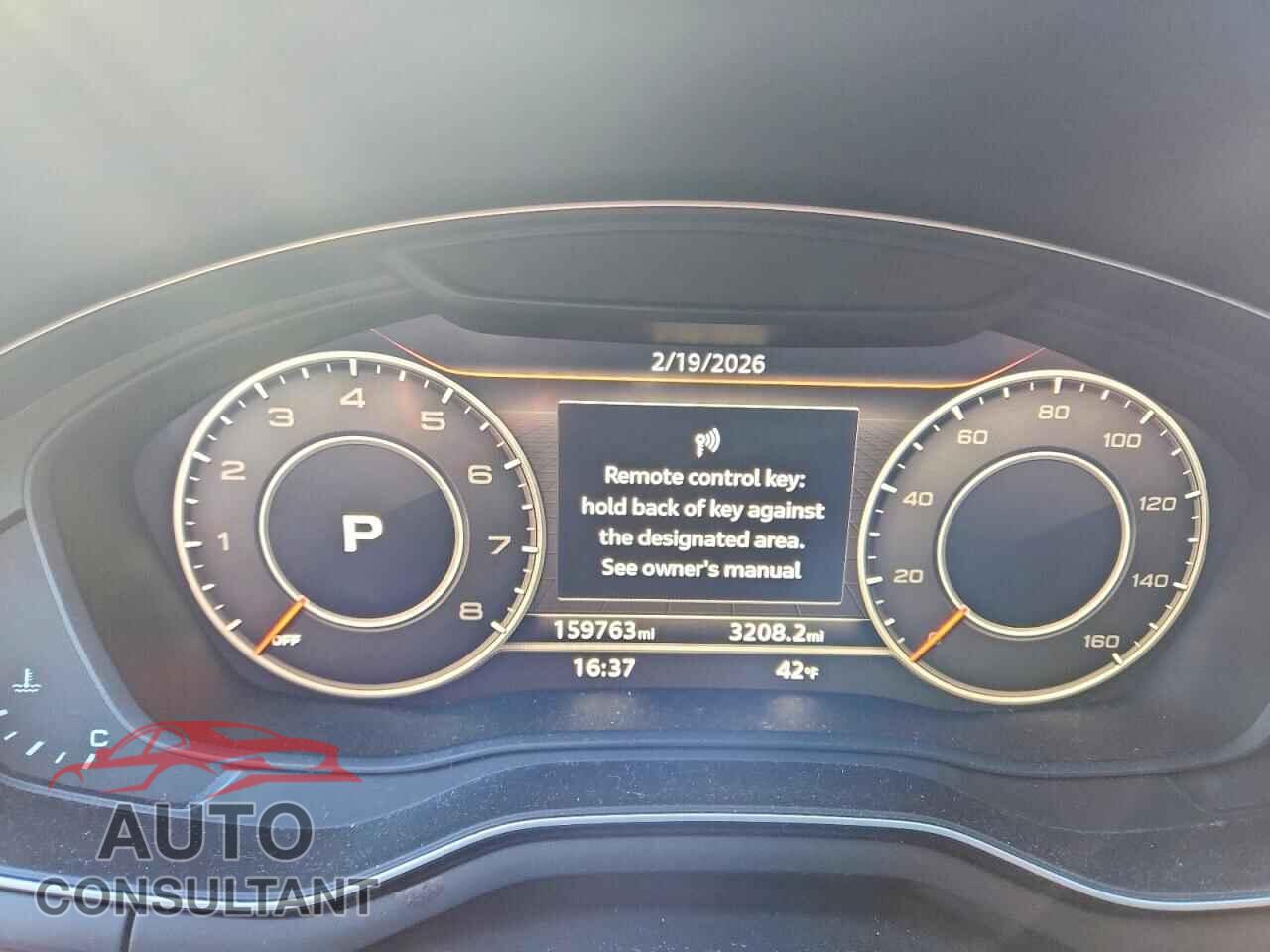 AUDI A4 2017 - WA18NAF43HA038262