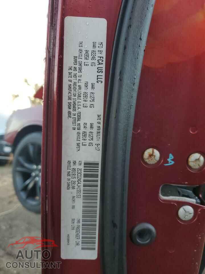 DODGE CHALLENGER 2018 - 2C3CDZAG4JH155153