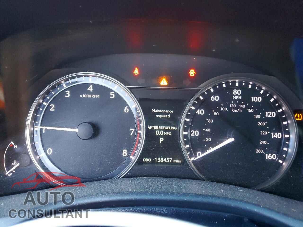 LEXUS GS 2013 - JTHBE1BL1D5000832