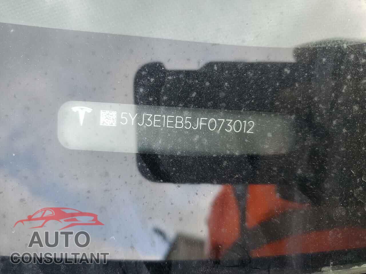 TESLA MODEL 3 2018 - 5YJ3E1EB5JF073012