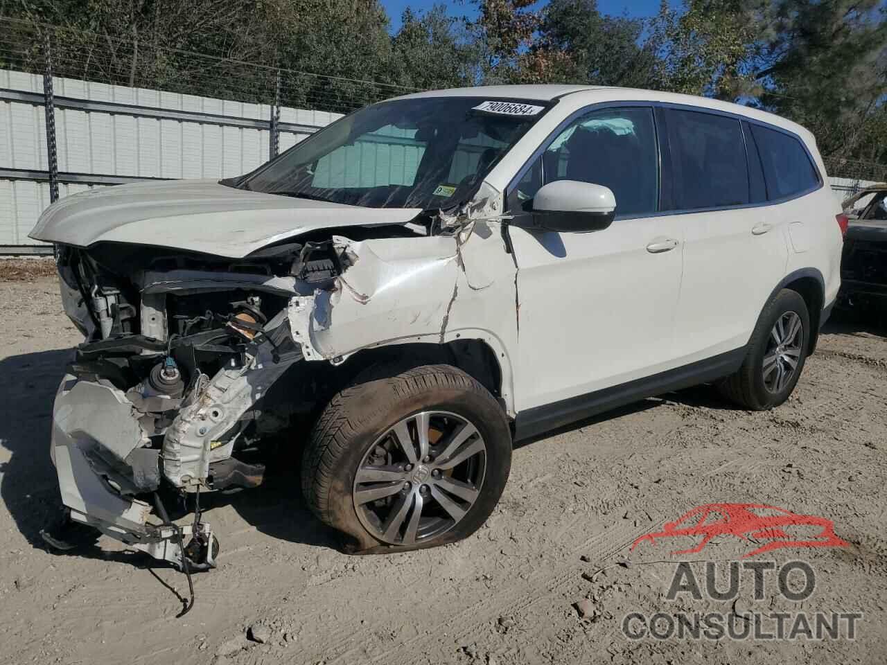 HONDA PILOT 2017 - 5FNYF6H38HB039242