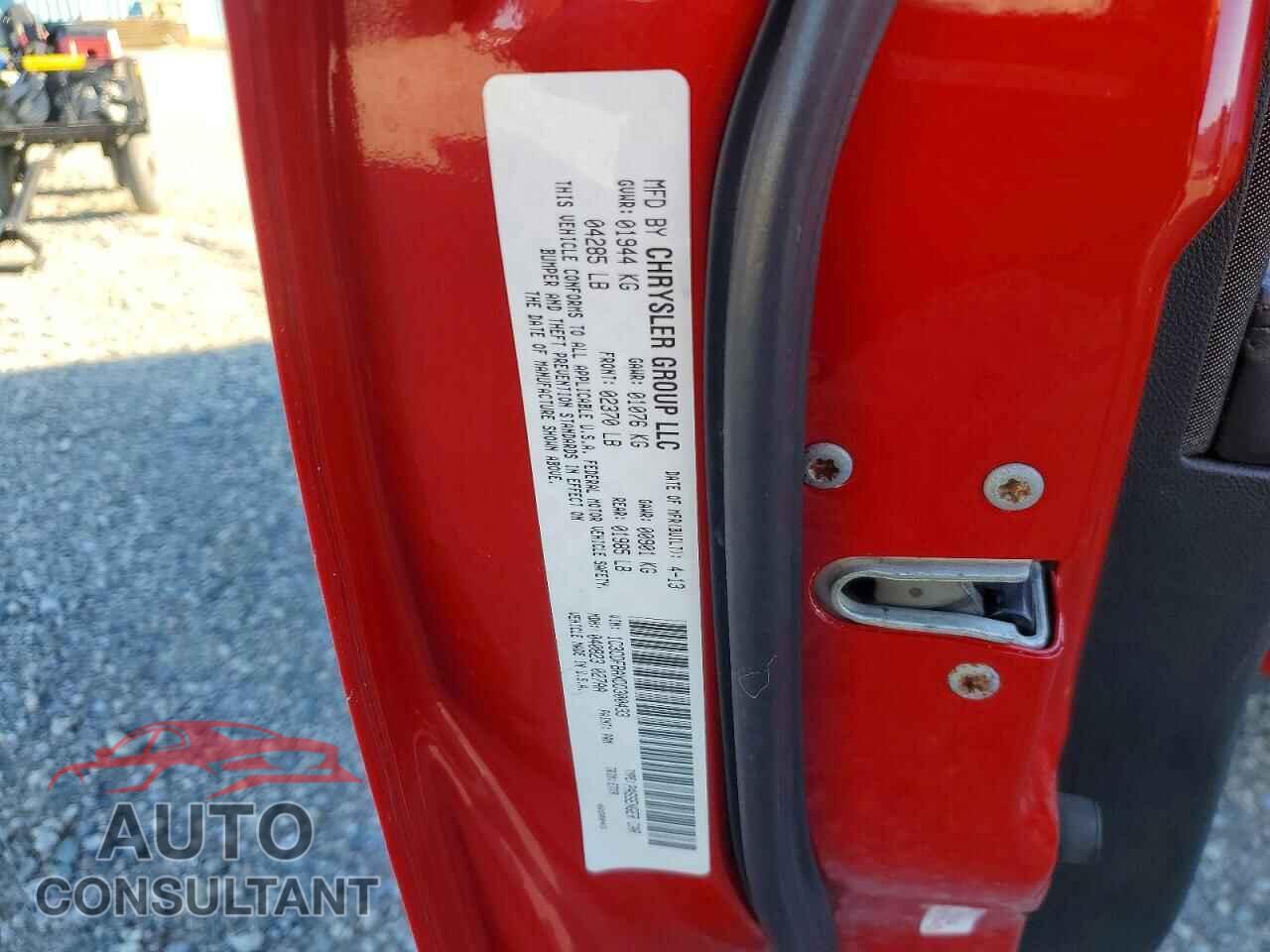 DODGE DART 2013 - 1C3CDFBAXDD300433