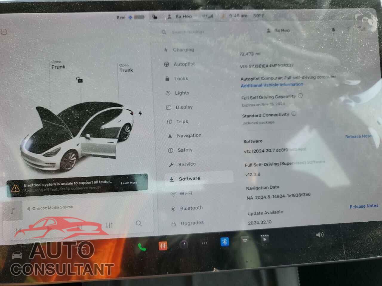 TESLA MODEL 3 2021 - 5YJ3E1EA4MF908237