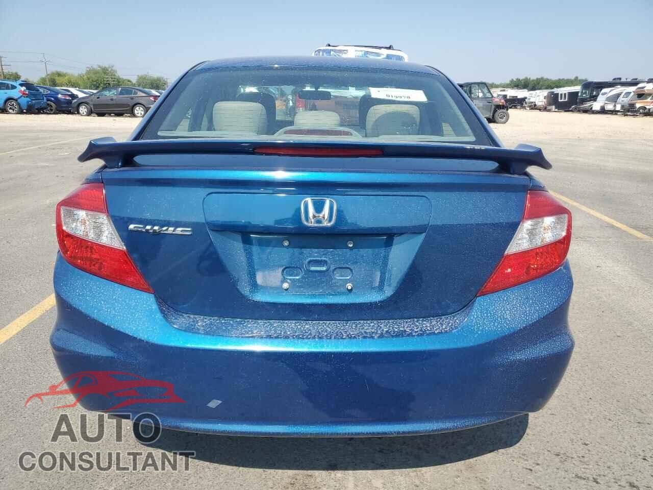 HONDA CIVIC 2012 - 19XFB2F89CE312827