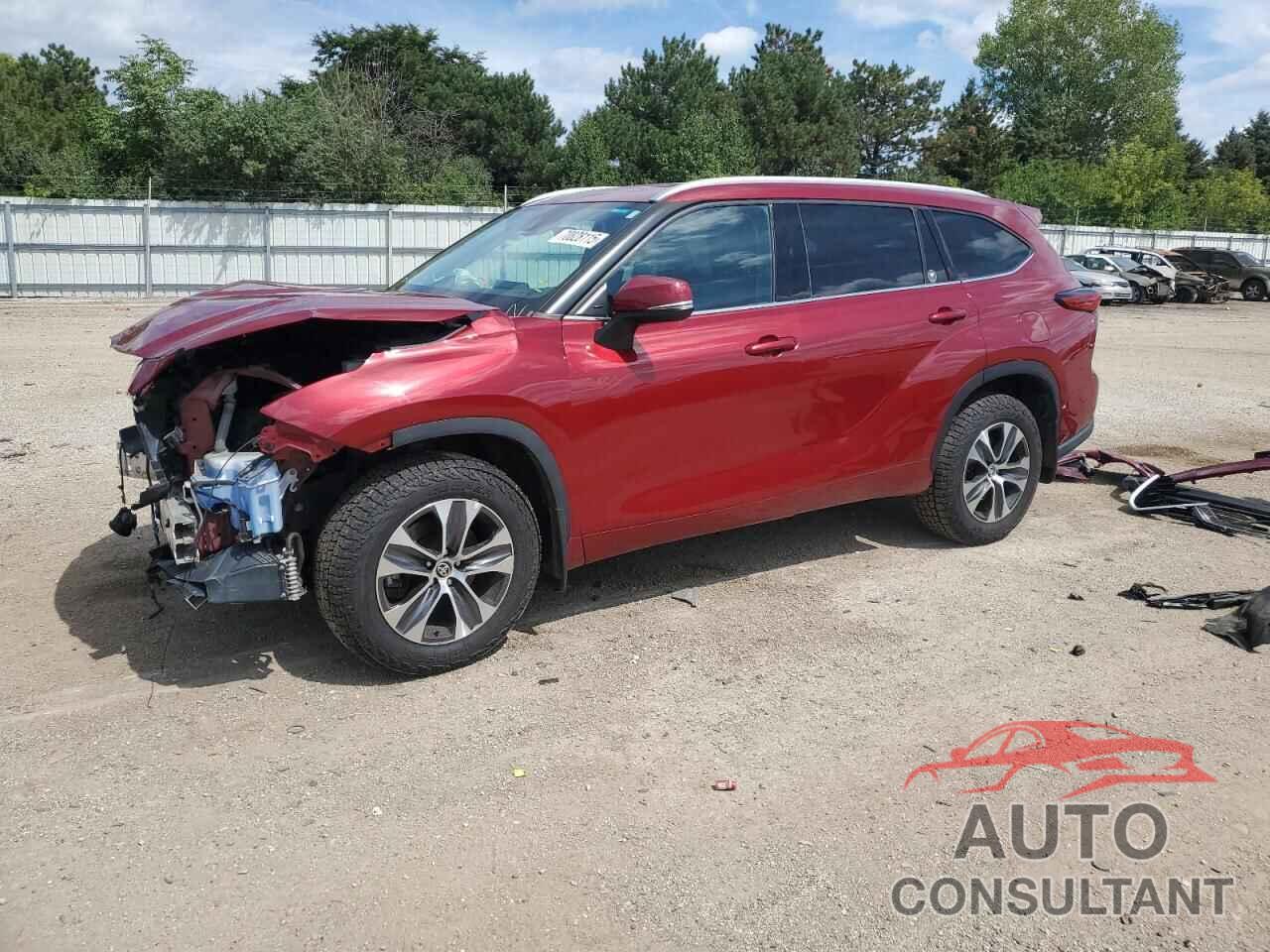 TOYOTA HIGHLANDER 2022 - 5TDGZRBH6NS567457
