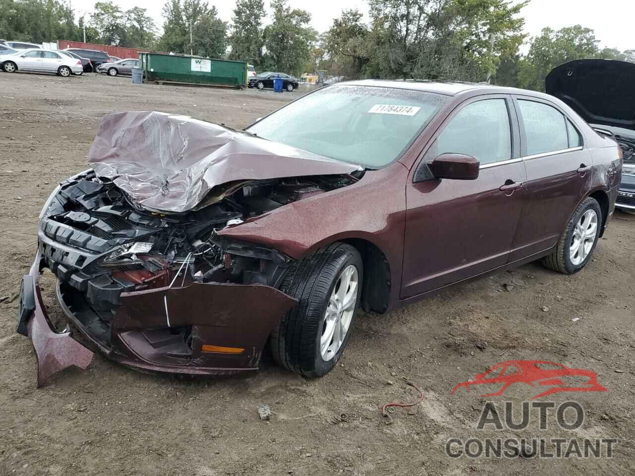 FORD FUSION 2012 - 3FAHP0HA4CR141854