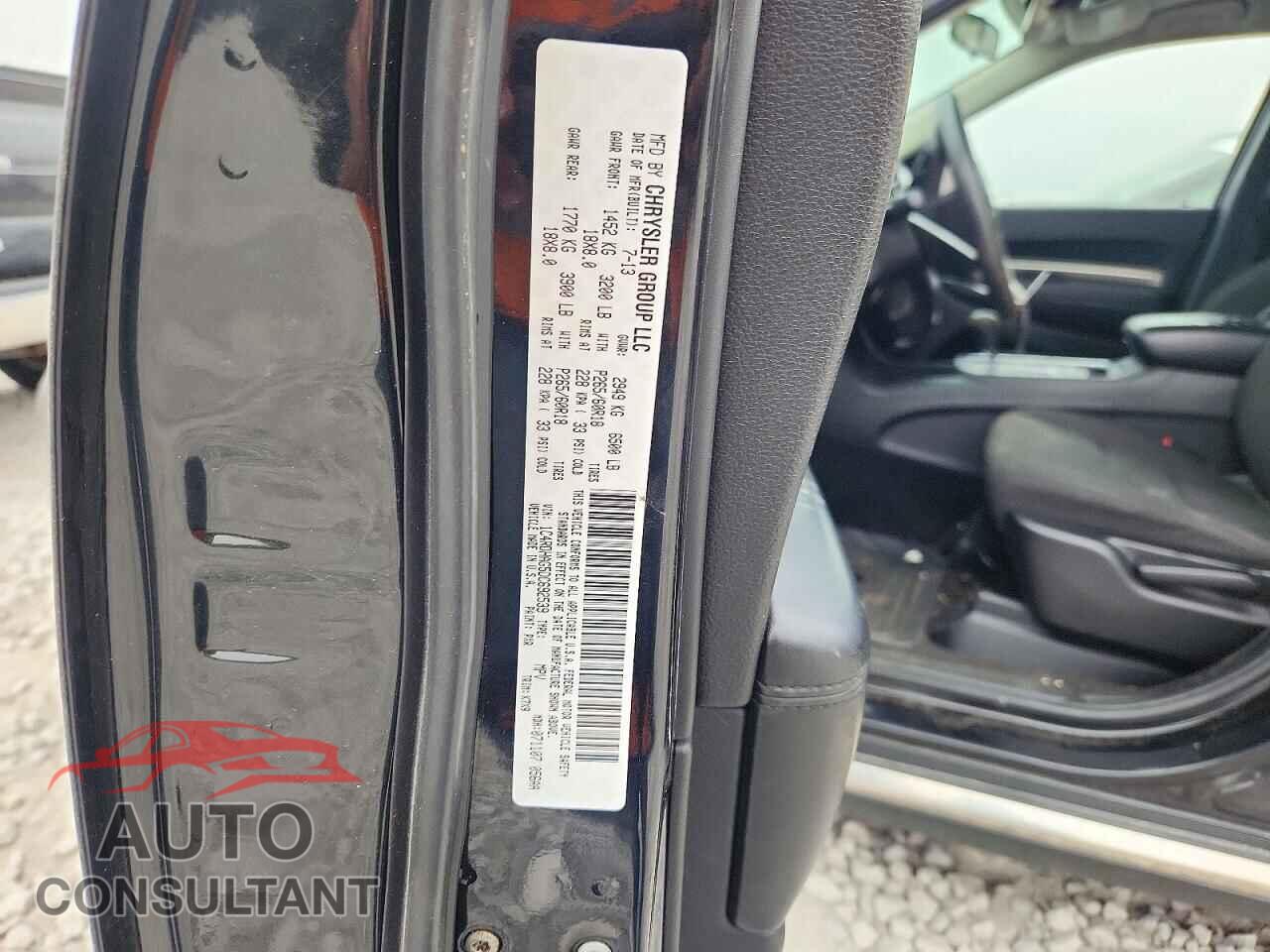DODGE DURANGO 2013 - 1C4RDHAG5DC692539
