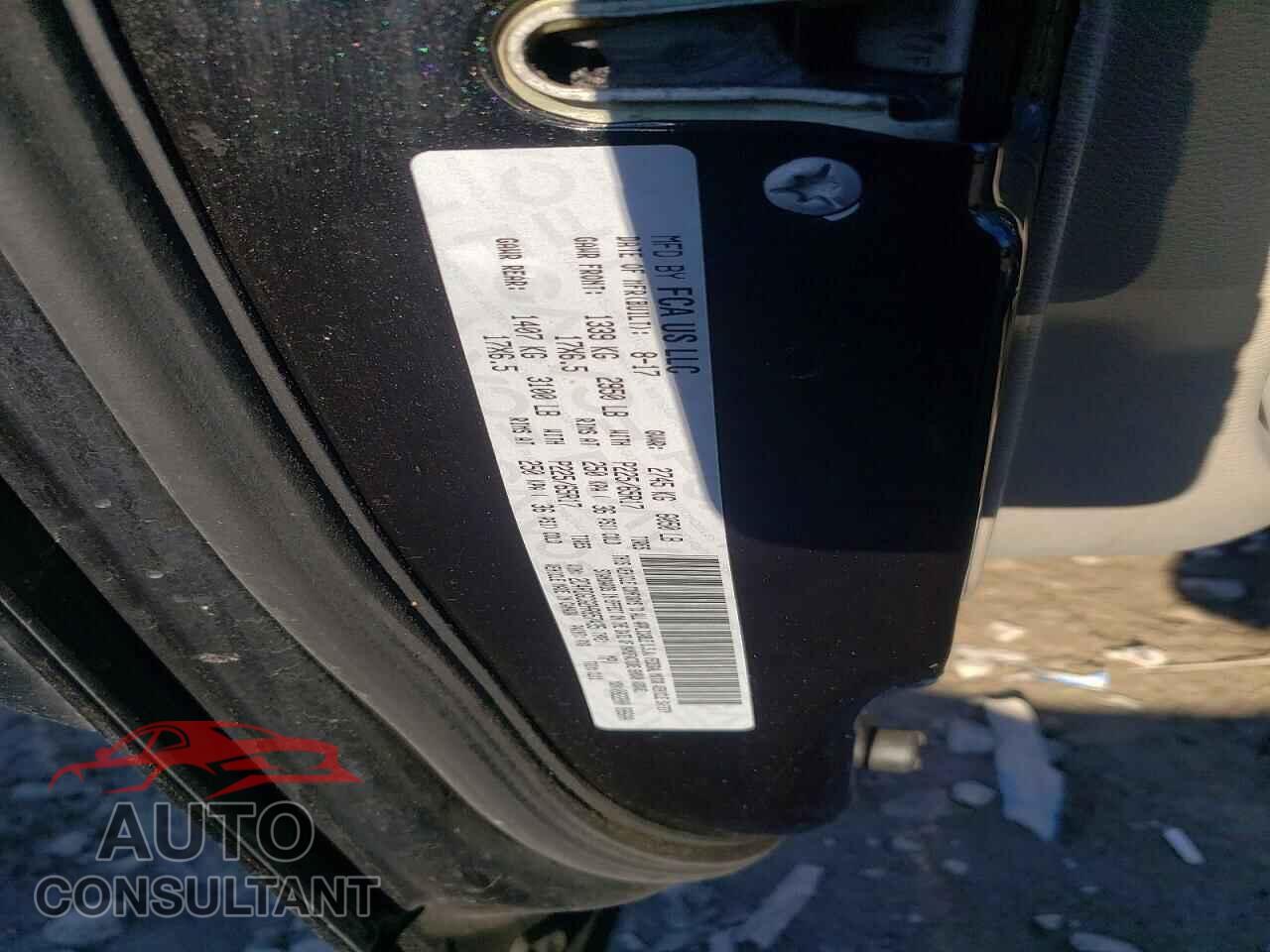 DODGE CARAVAN 2017 - 2C4RDGCG2HR857435
