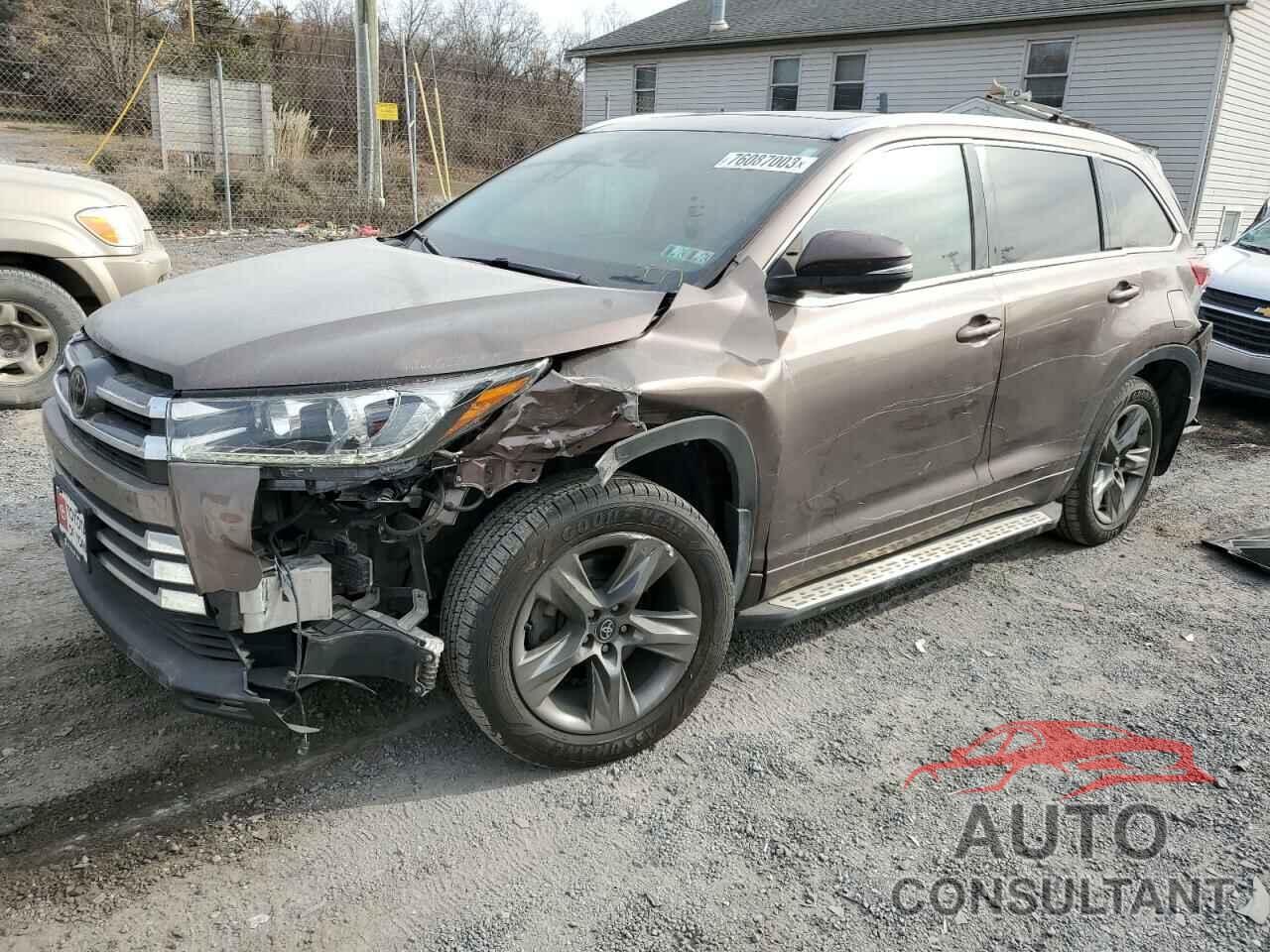 TOYOTA HIGHLANDER 2019 - 5TDDZRFH0KS923376