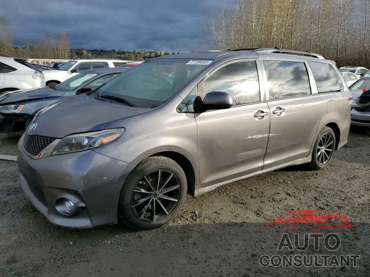 TOYOTA SIENNA 2016 - 5TDXK3DC8GS748758