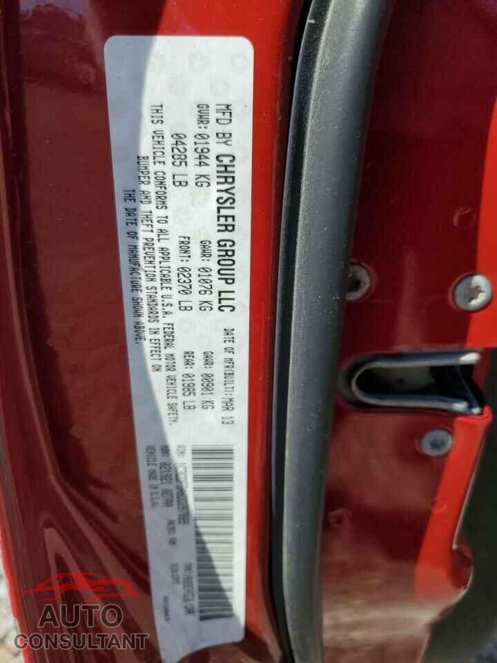 DODGE DART 2013 - 1C3CDFBA8DD287889