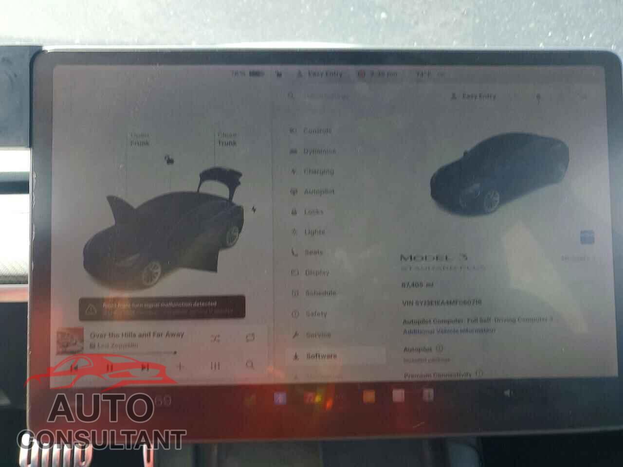 TESLA MODEL 3 2021 - 5YJ3E1EA4MF060716