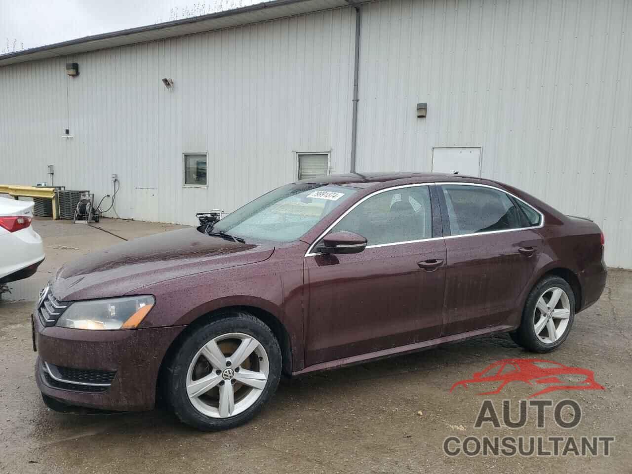 VOLKSWAGEN PASSAT 2012 - 1VWBN7A34CC095464