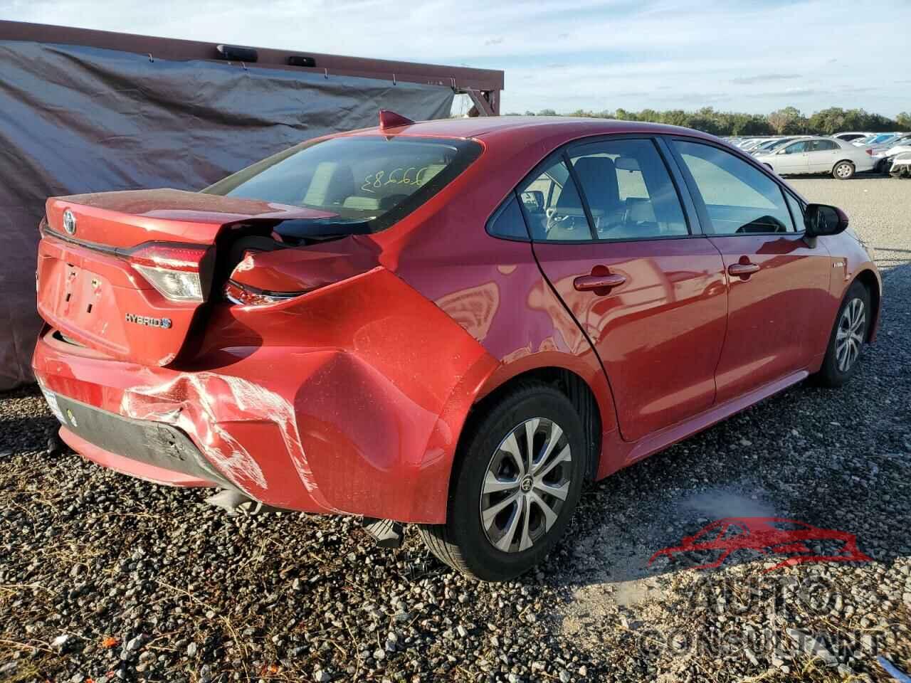 TOYOTA COROLLA 2021 - JTDEAMDE2MJ030097