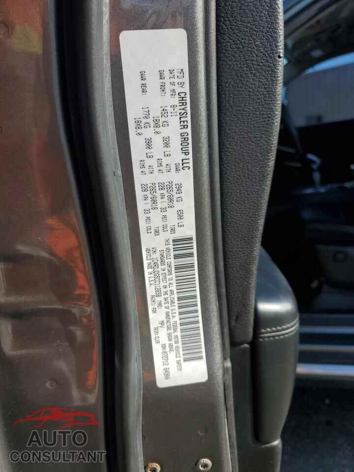 DODGE DURANGO 2012 - 1C4RDJDG5CC112658