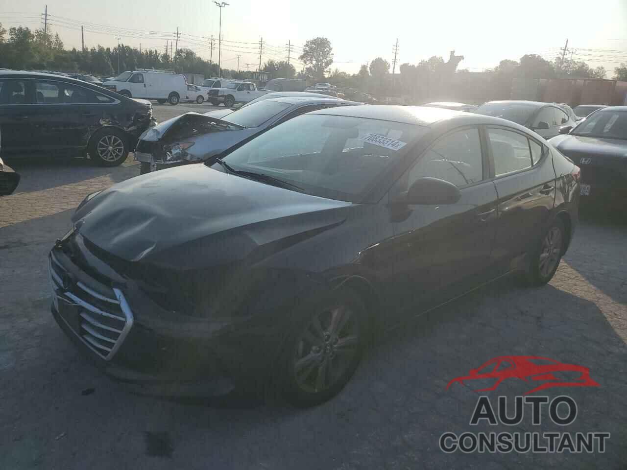 HYUNDAI ELANTRA 2018 - KMHD84LF3JU489338
