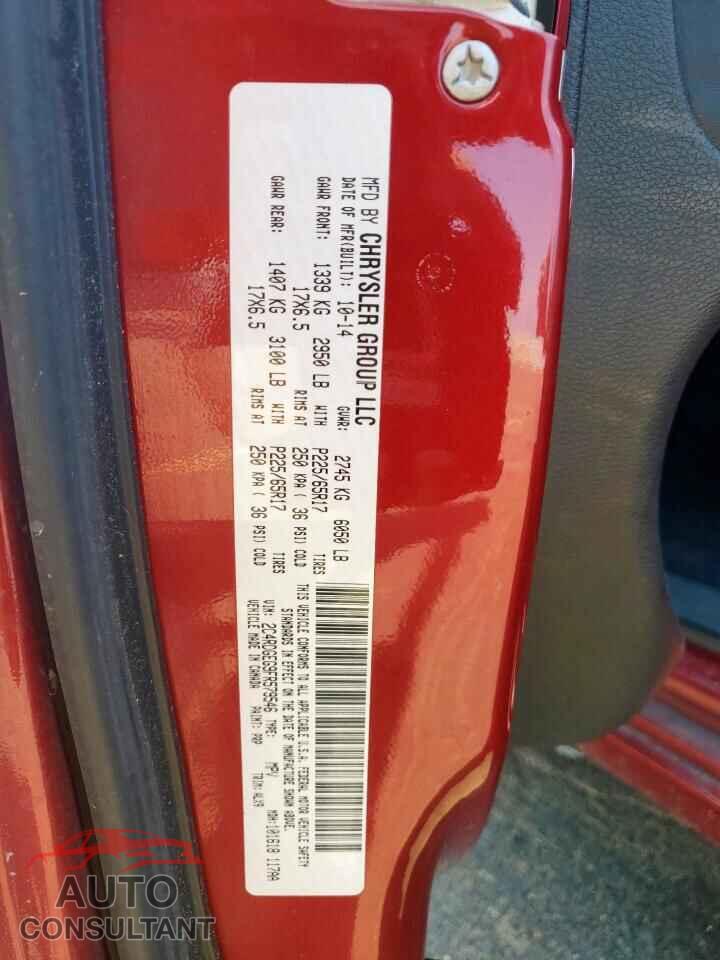 DODGE CARAVAN 2015 - 2C4RDGEG9FR579546