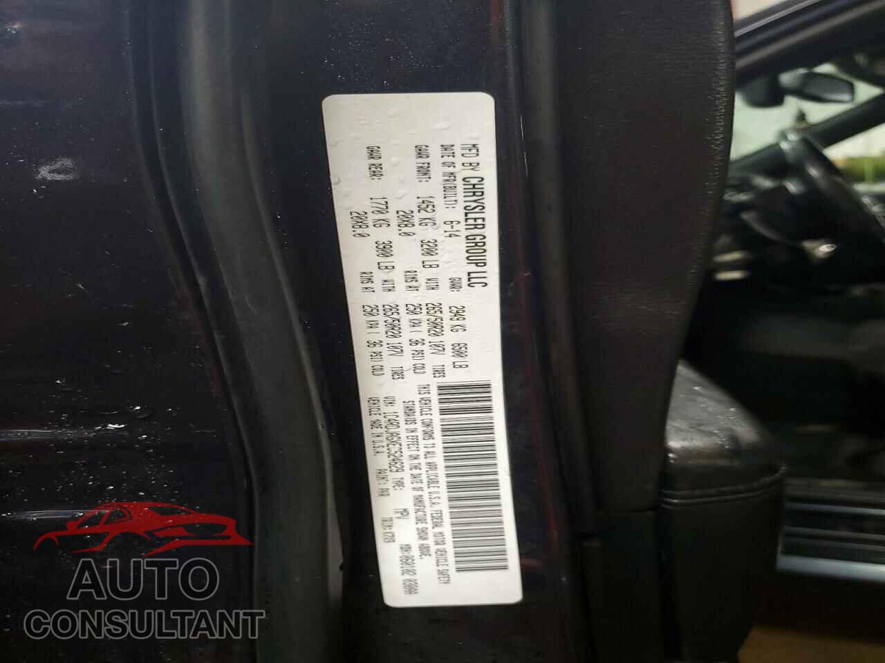 DODGE DURANGO 2014 - 1C4RDJAGXEC524629