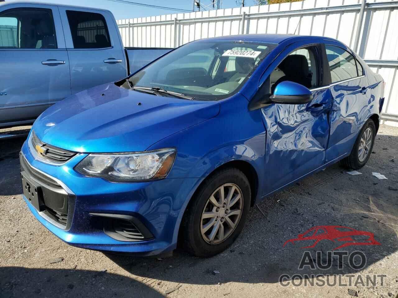 CHEVROLET SONIC 2017 - 1G1JD5SH9H4161615