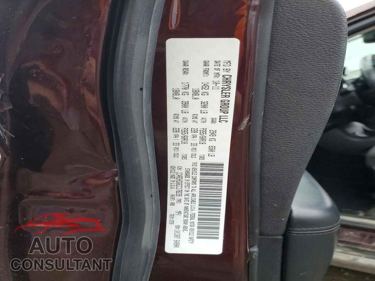 DODGE DURANGO 2012 - 1C4RDHDG6CC178239