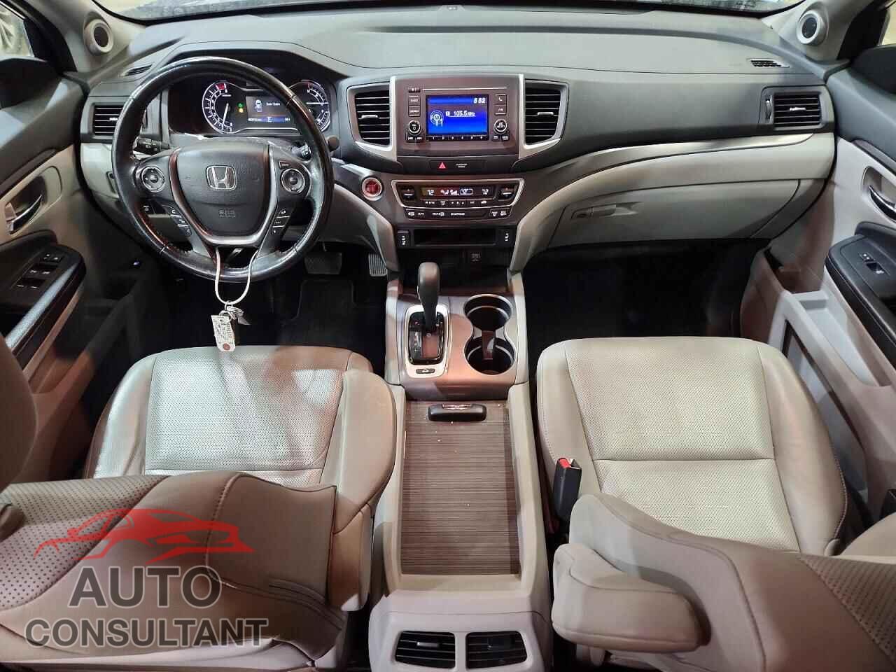 HONDA RIDGELINE 2017 - 5FPYK3F56HB005290